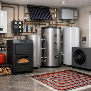 Комбинированное отопление коттеджа