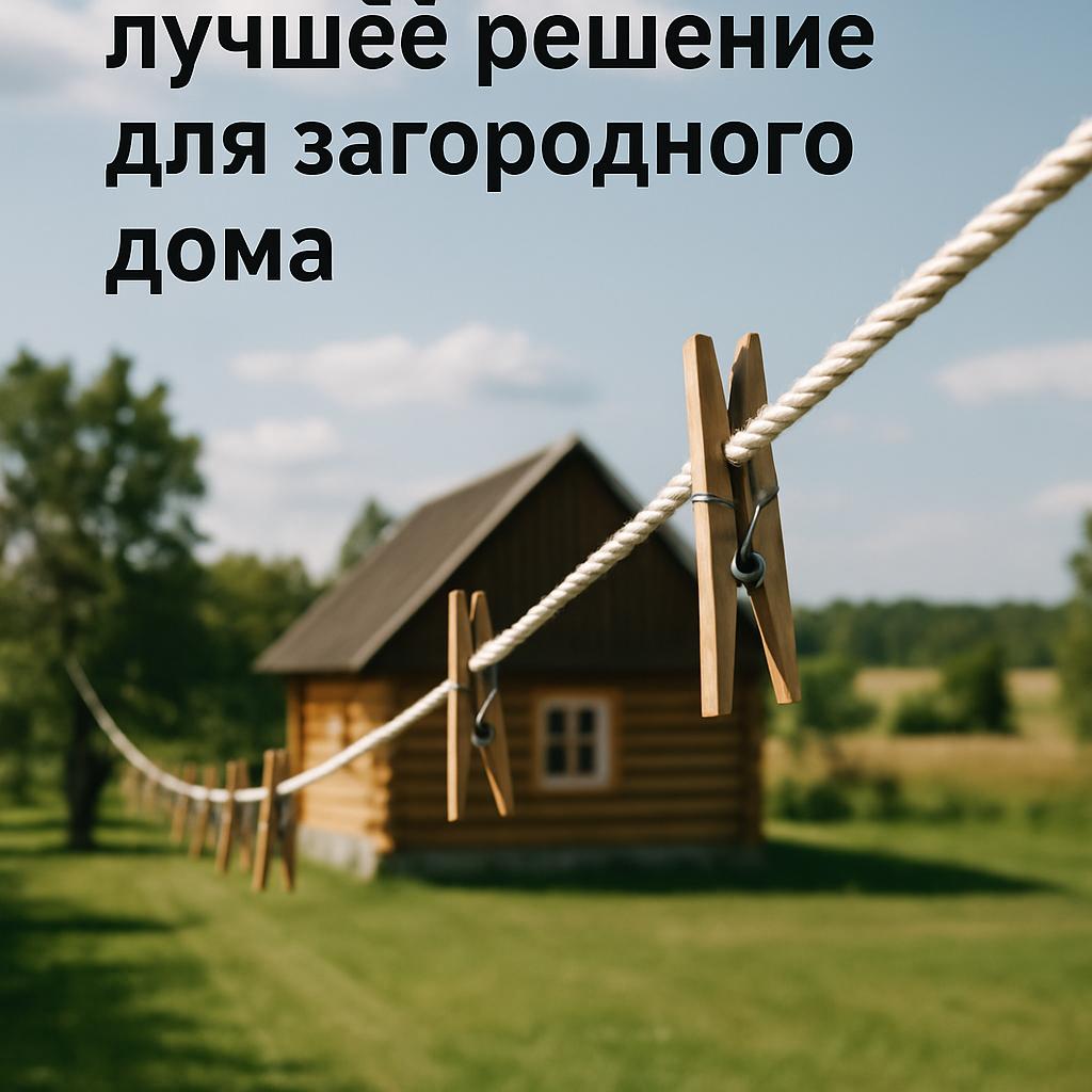 Почему бельевой шнур — лучшее решение для загородного дома