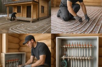 Водяное отопление частного дома в Абрамцево