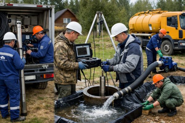 Этапы прокачки скважины: выбор оборудования