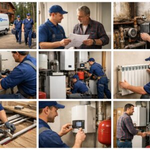 Ремонт отопления в частном загородном доме