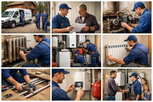 Ремонт отопления в частном загородном доме