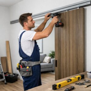 Установка раздвижных дверей: можно ли обойтись без мастера?