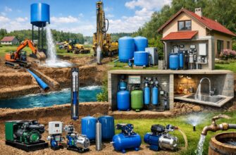 Водоснабжение дачного поселка и частного дома