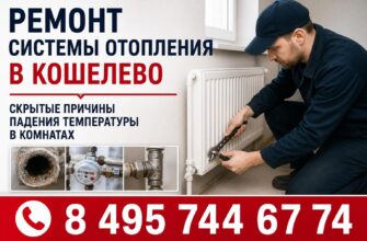 Ремонт системы отопления в Кошелево