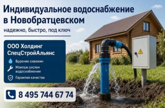 Индивидуальное водоснабжение в Новобратцевском