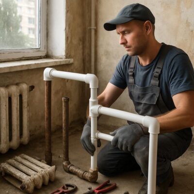 Как грамотно заменить трубы отопления и водоснабжения в Рождествено