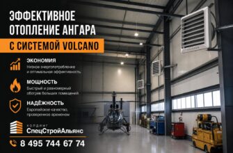 Эффективное отопление ангара с системой Volcano
