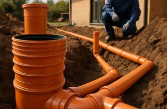 Прокладка наружной канализации