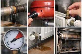 Почему падает давление в системе отопления