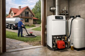 Жидкотопливное отопление частного дома в Кокошкино