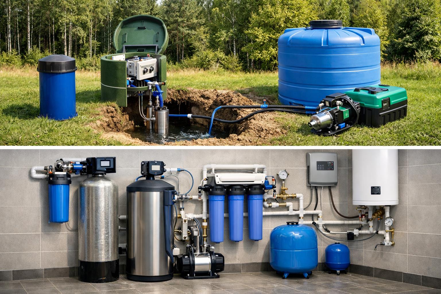 Лучшие решения для водоснабжения дома в Калужской области — технологии от компании