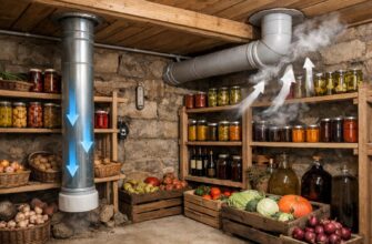 Как правильно сделать вентиляцию погреба