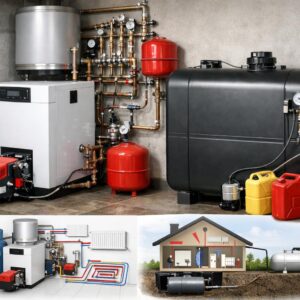 Комбинированное жидкотопливное отопление дома