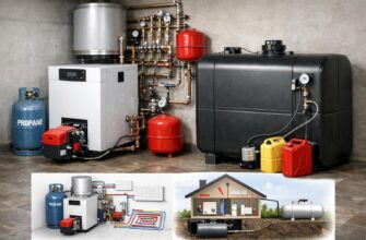 Комбинированное жидкотопливное отопление дома