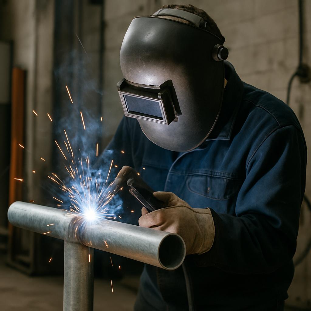 Сварка оцинкованных труб