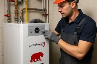Установка котла Protherm Гризли