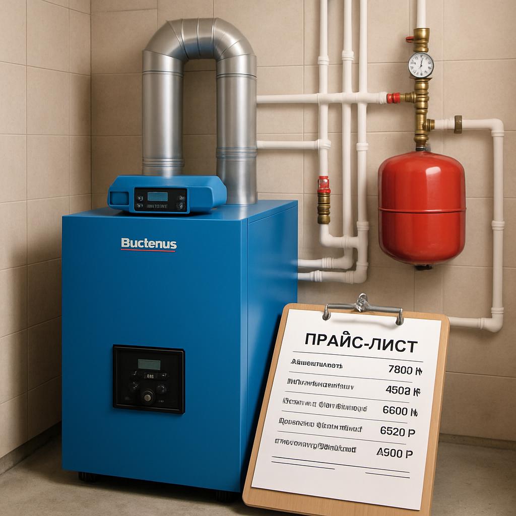 Продажа котлов Buderus и цены на монтаж