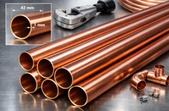 Труба медная неотожженная 42×1 — штанга 5 м