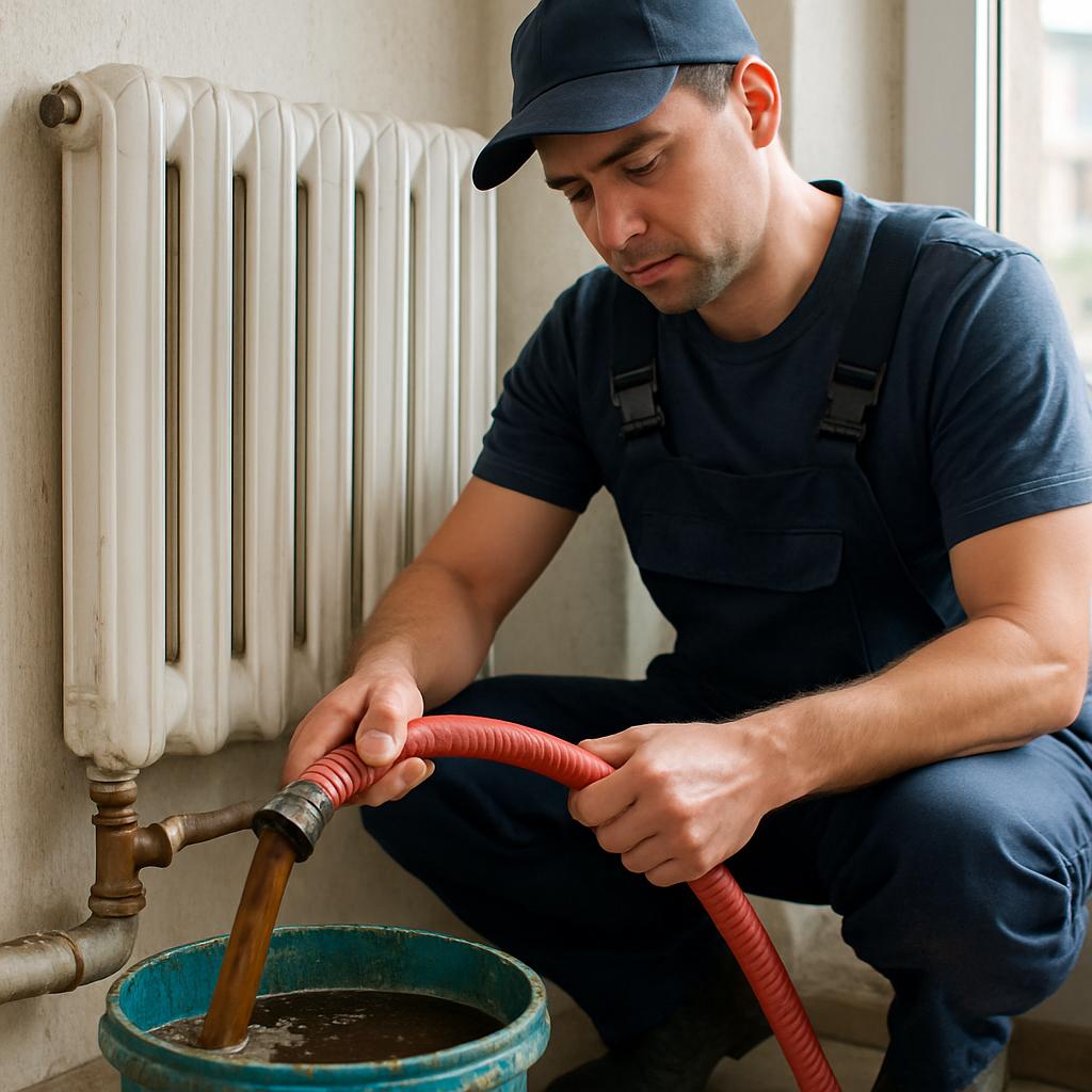 Промывка радиаторов и труб