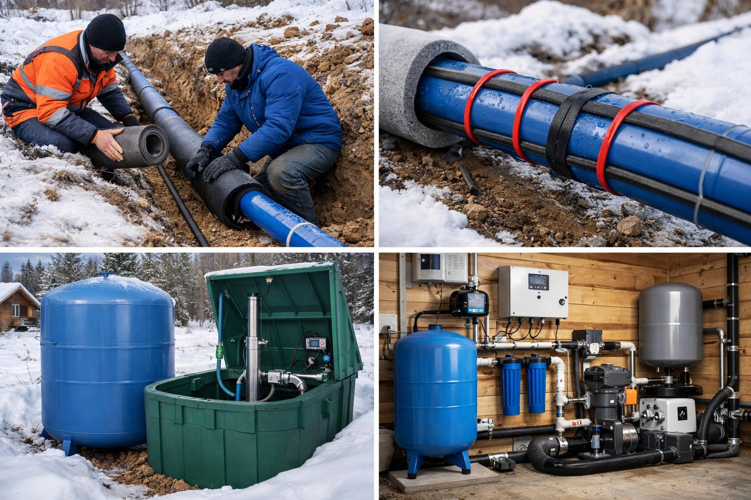 Способы устройства зимнего водопровода: комплексный подход от проектирования до сдачи