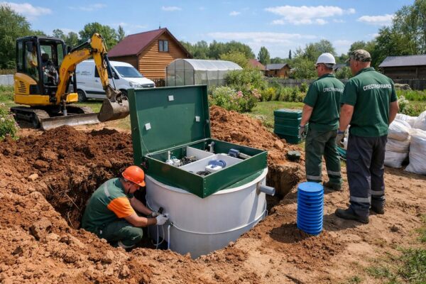 Солнечногорский район Жилино СНТ Родник ► Стоимость монтажа автономной канализации