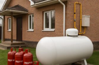 Ступино: автономная газификация частного дома на баллонном газе