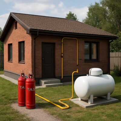 Дмитров: автономная газификация частного дома на баллонном газе