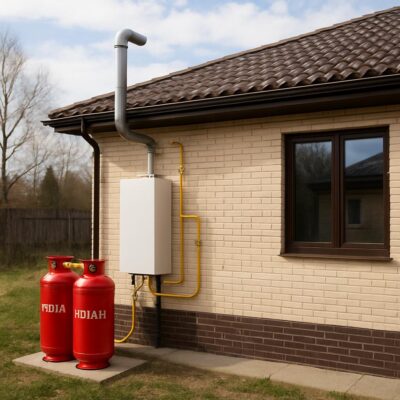 Зарайск: автономная газификация частного дома на баллонном газе
