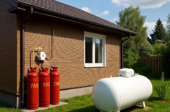 Клин: автономная газификация частного дома на баллонном газе