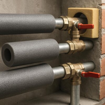 Утепление труб водоснабжения