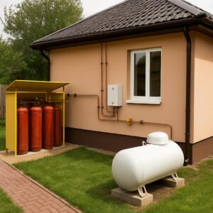 Коломна: автономная газификация частного дома на баллонном газе