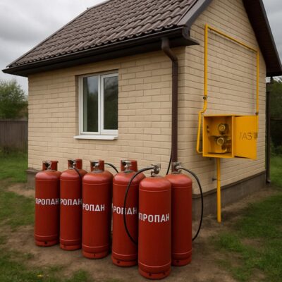 Люберцы: автономная газификация частного дома баллонным газом