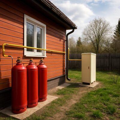 Можайск: автономная газификация частного дома на баллонном газе