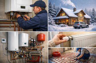 Установка автономного отопления