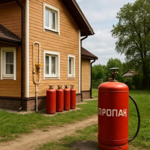 Тучково: автономная газификация частного дома на баллонном газе