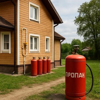 Тучково: автономная газификация частного дома на баллонном газе