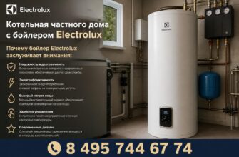 Котельная частного дома с бойлером Electrolux