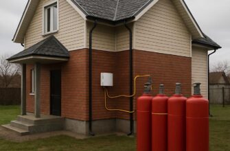 Серебряные Пруды: автономная газификация частного дома с помощью баллонного газа