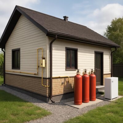 Чехов: автономная газификация частного дома на баллонном газе