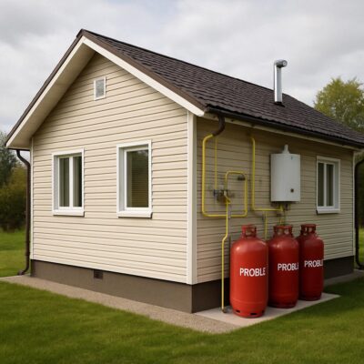 Шатура: автономная газификация частного дома на баллонном газе