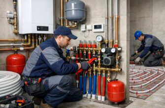 Монтаж систем отопления — услуги