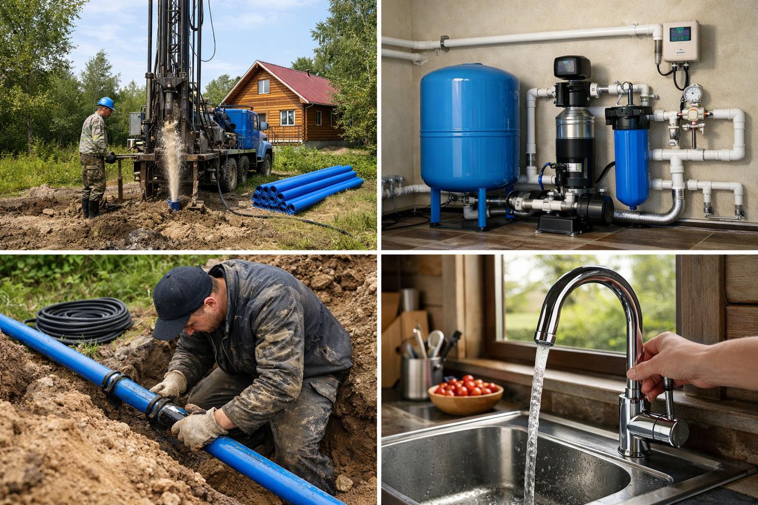 Водоснабжение дачи под ключ от ООО Холдинг СпецСтройАльянс — надежно, быстро, с гарантией Водоснабжение дачи под ключ от ООО Холдинг СпецСтройАльянс — надежно, быстро, с гарантией