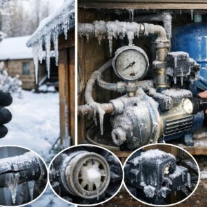 При какой температуре разморозится насосная станция