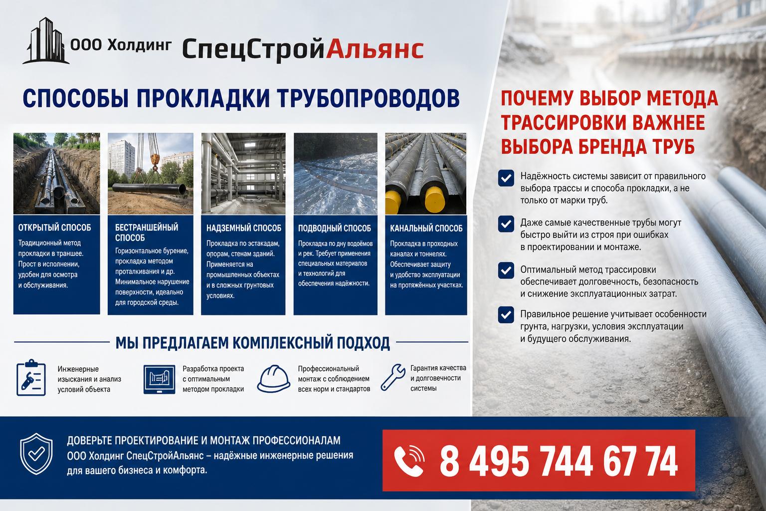 Почему выбор метода трассировки важнее выбора бренда труб Почему выбор метода трассировки важнее выбора бренда труб