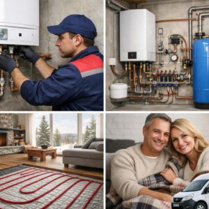 Водяное отопление: установка котла