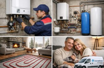 Водяное отопление: установка котла