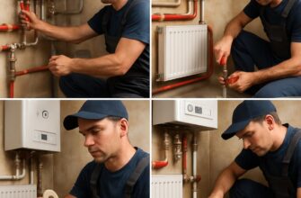 Ремонт системы отопления частного дома в Абрамовке