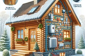 Комбинированное отопление коттеджа с использованием антифриза