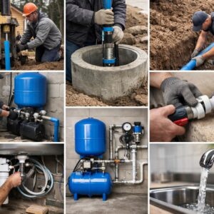 Монтаж водоснабжения для дома